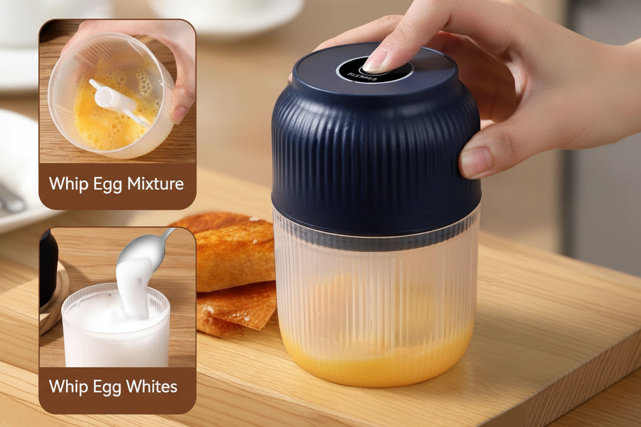 Electric Garlic Chopper,Mini Portable Veggie Chopper,300Ml Garlic Grinder Masher Onion Chopper, Blender to Vegetable, Cordless Food Processor for Ginger, Chili, Fruit, Meat, Spices, Beans, Etc