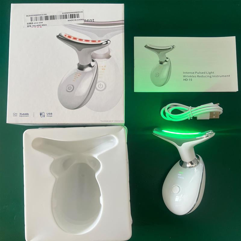 Neck Massager, Facial and Neck Massage Tool, Suitable for Facial, Neck, and Leg Massage, for Women and Men, Facial Beauty Instrument, Facial Beauty Massagers